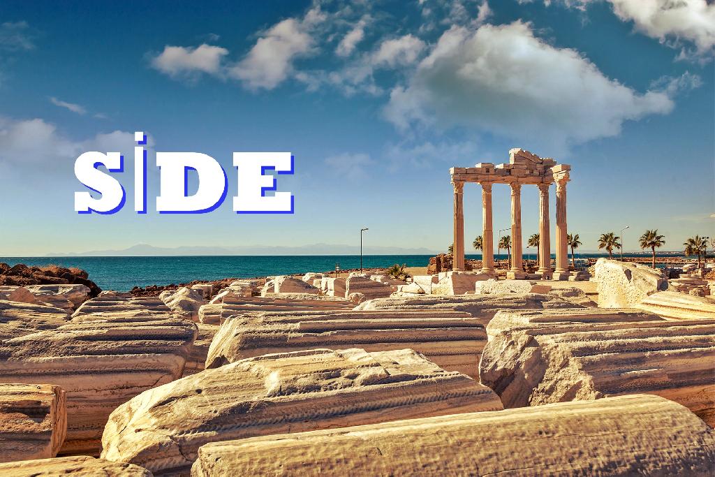 SİDE Temples of Apollon and Athena